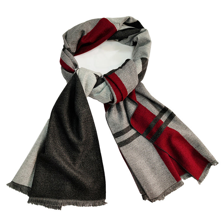 Ladies Elegant and Warm Scarf with Geometric Pattern Kalsten