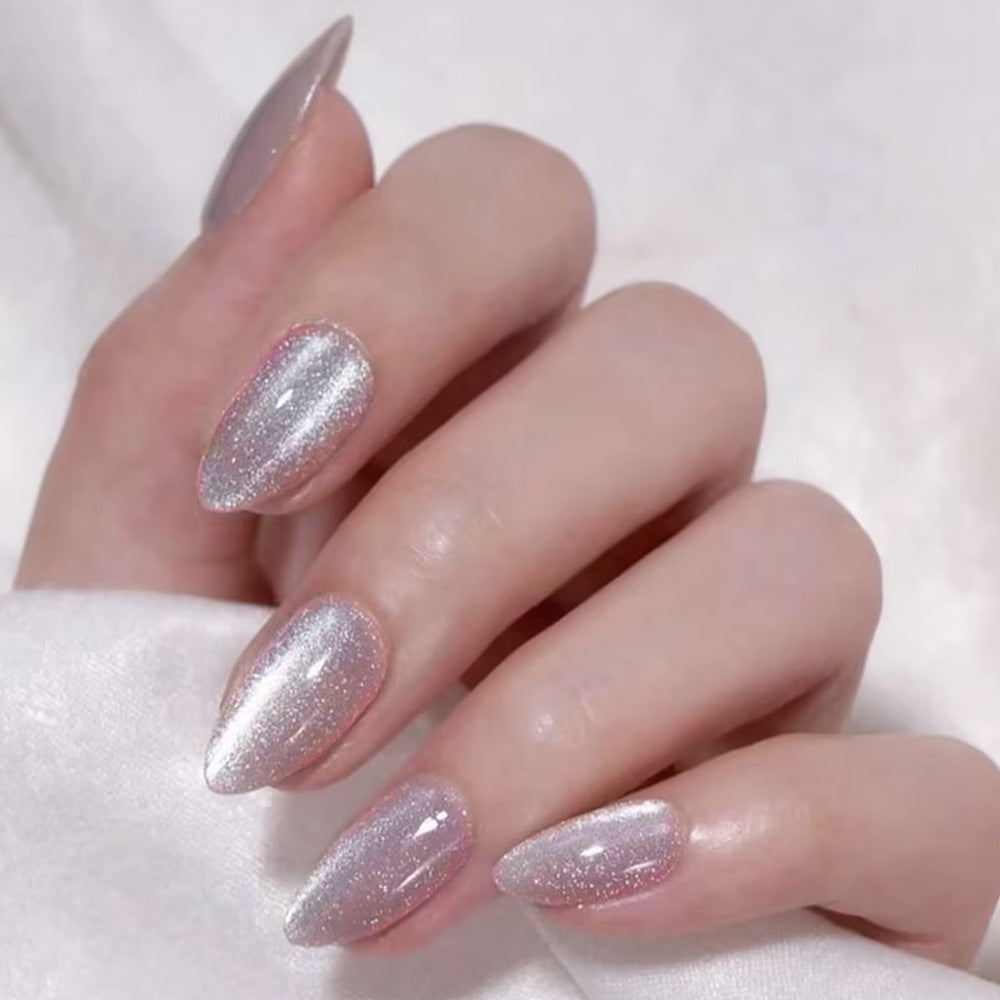 Elegant Glitter Nail Extensions Kalsten