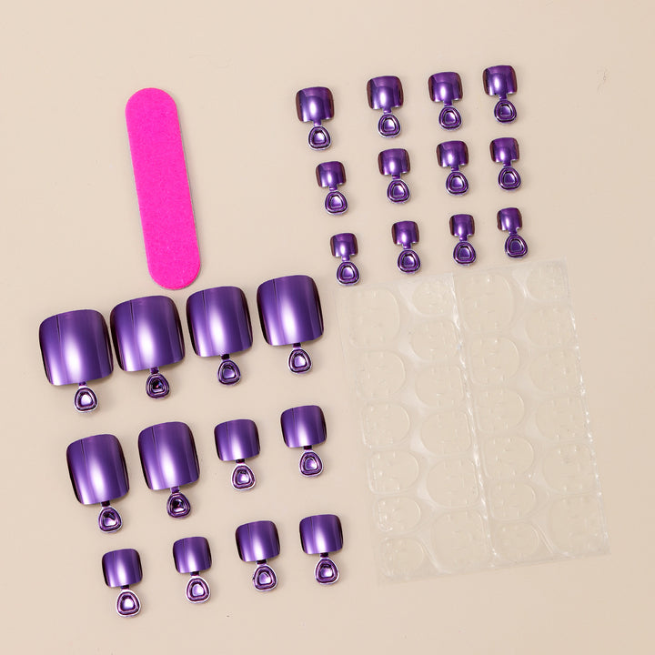 Glossy Gel Toenail Art Extensions Kalsten