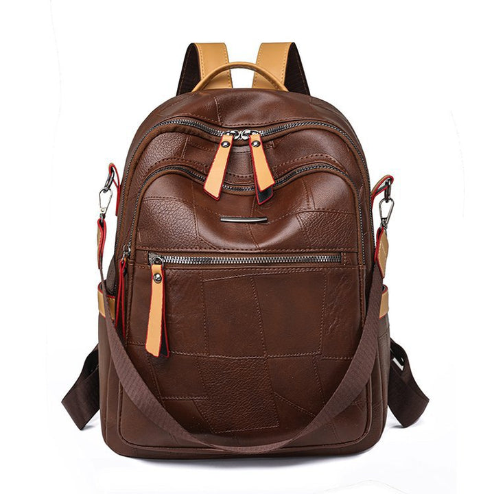 Versatile Multi-Functional Leather Backpack Kalsten