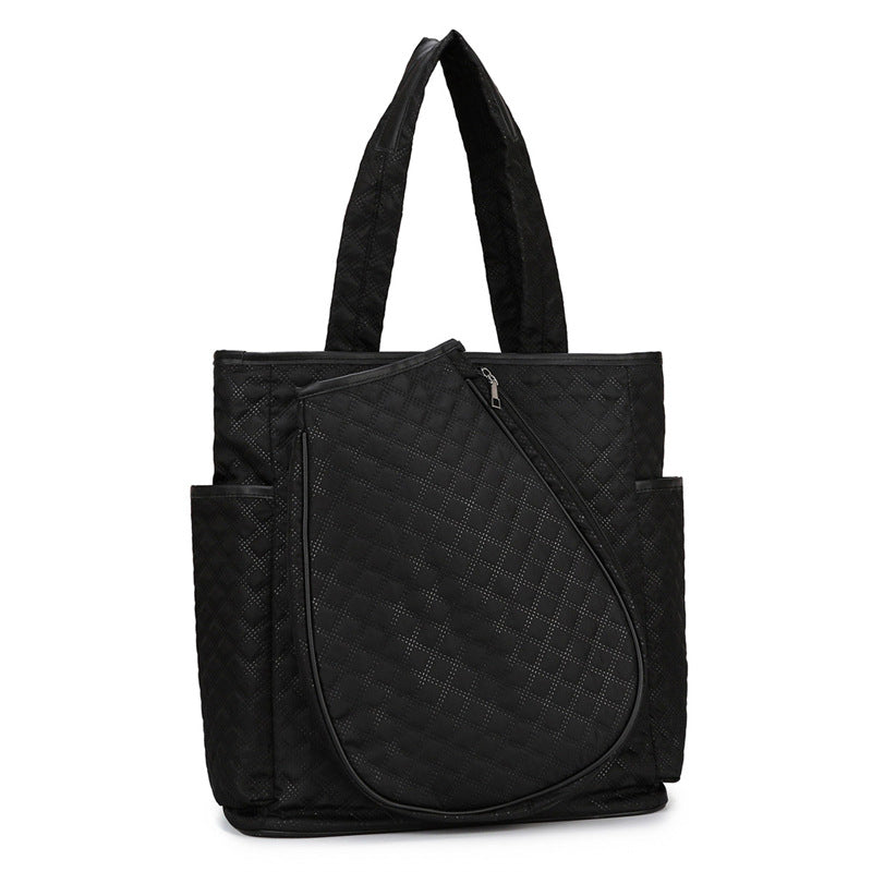 Quilted Multi-Pocket Tote Bag Kalsten