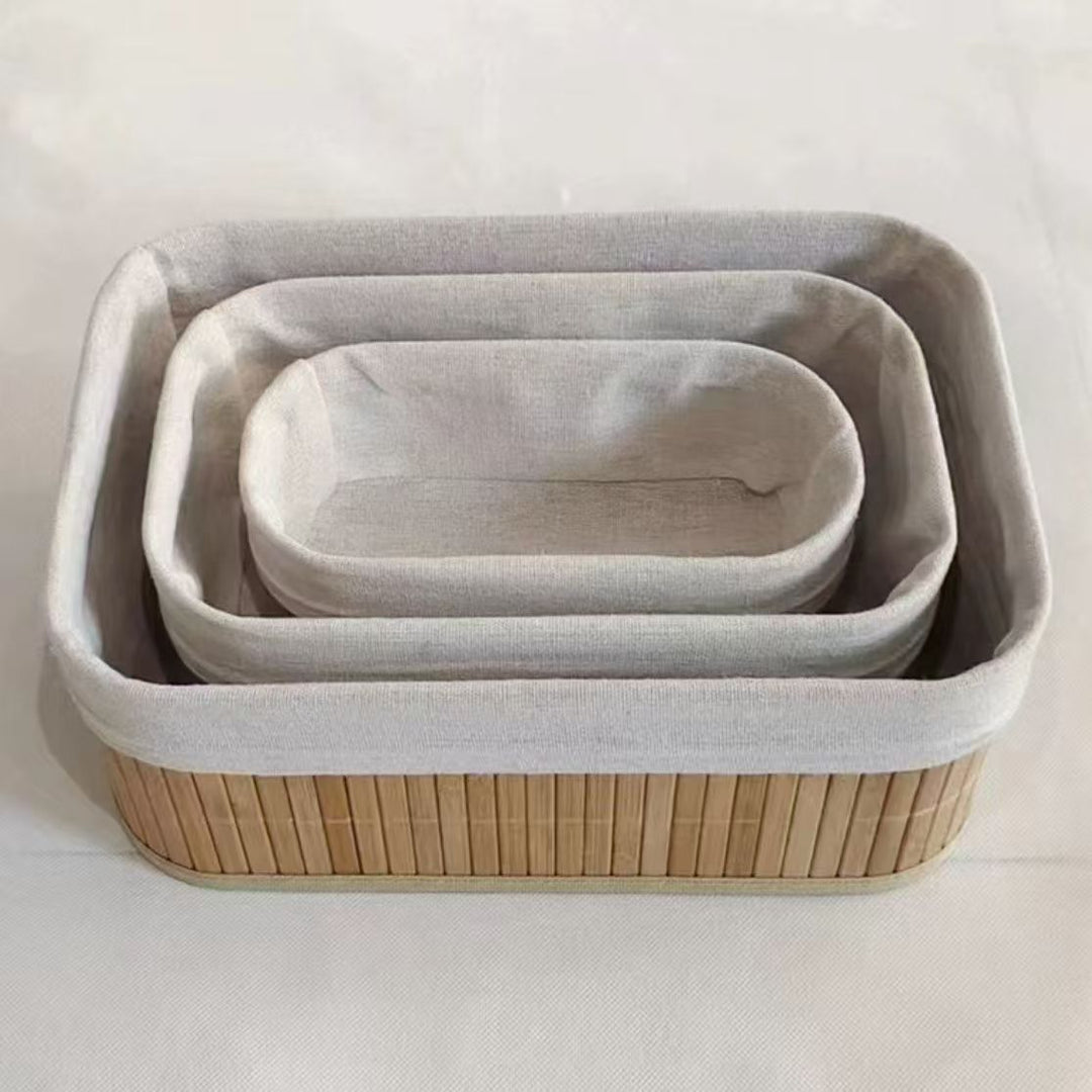 Storage basket with fabric cover Kalsten