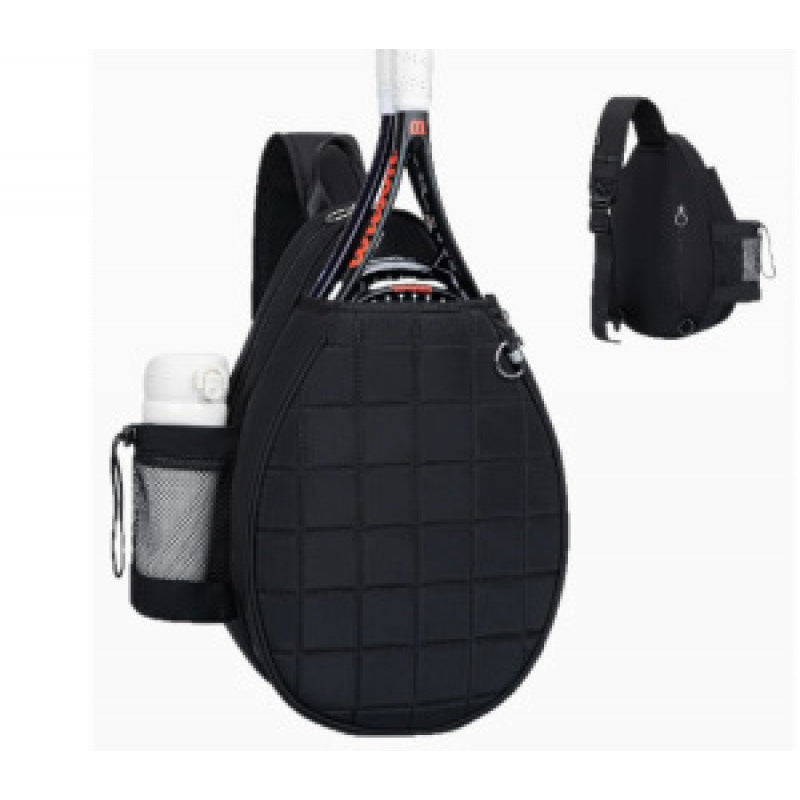 Sporty racket bag with integrated bottle and compartments Kalsten