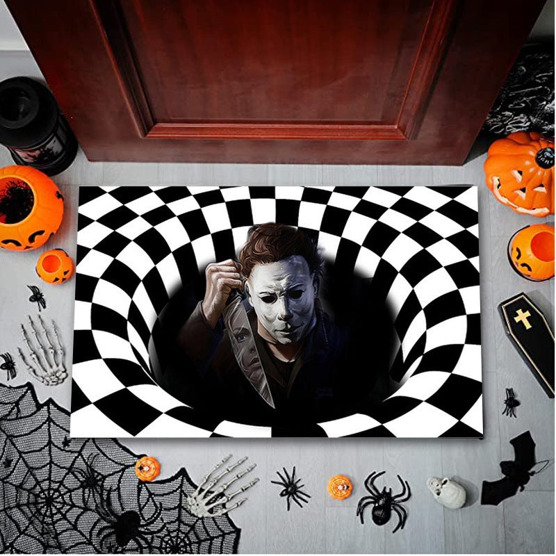 Halloween-Themed Decorative Mat