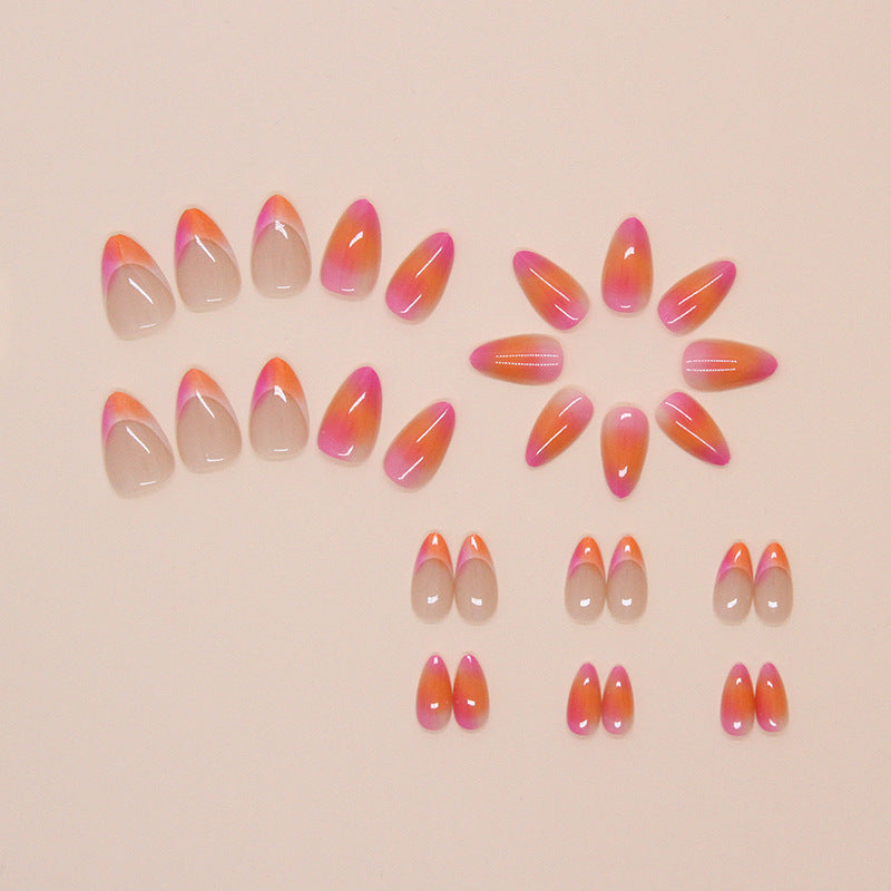 Ombre Pointed Nail Tips Kalsten