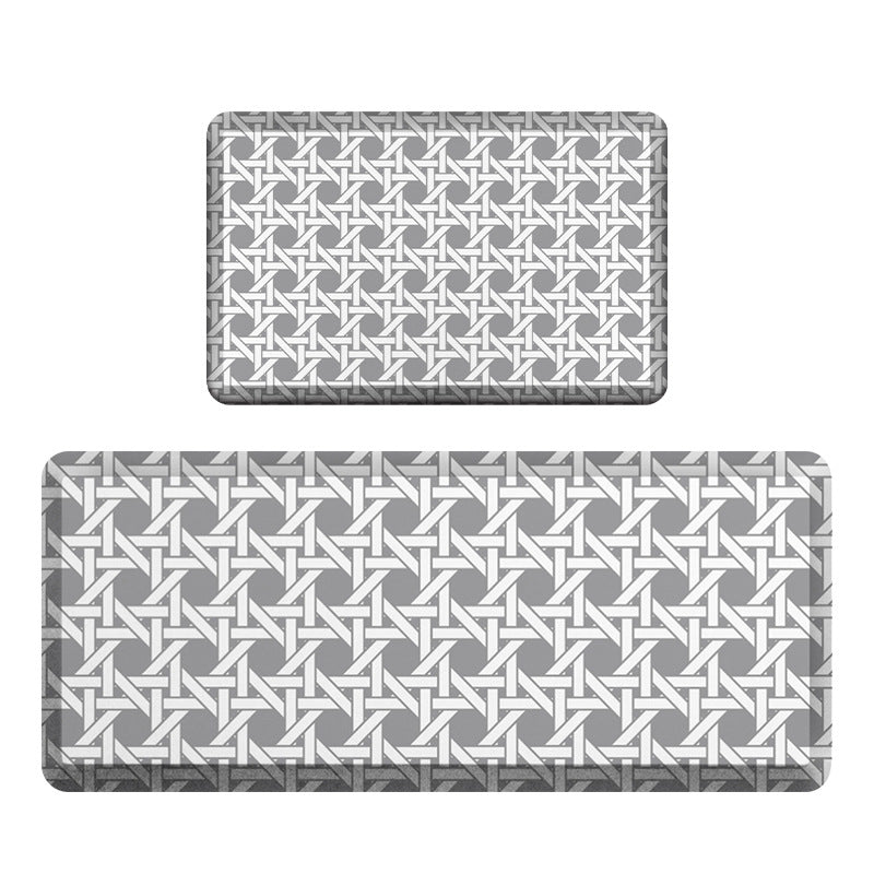 Geometric Pattern Kitchen Mat Set Kalsten