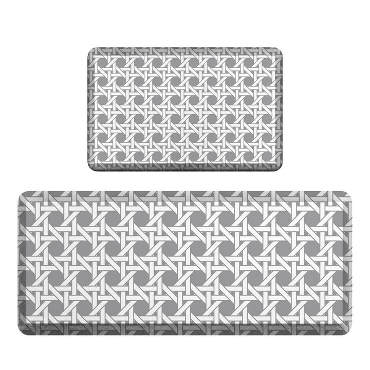 Geometric Pattern Kitchen Mat Set Kalsten