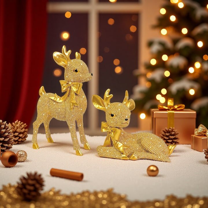 Luxurious Reindeer Sculpture Kalsten
