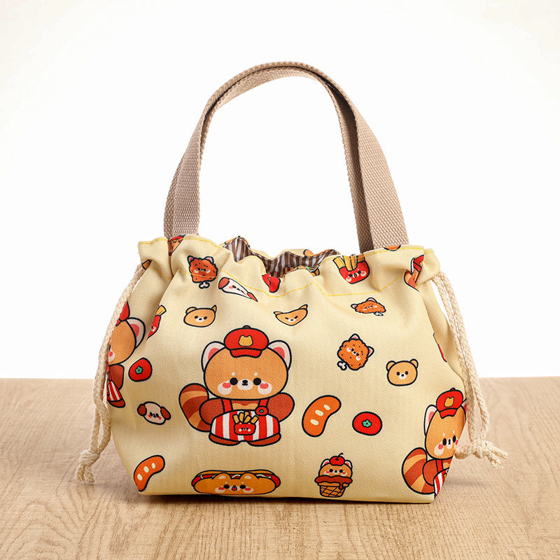 Drawstring Cat-Themed Storage Bag Kalsten