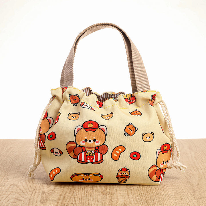 Drawstring Cat-Themed Storage Bag Kalsten