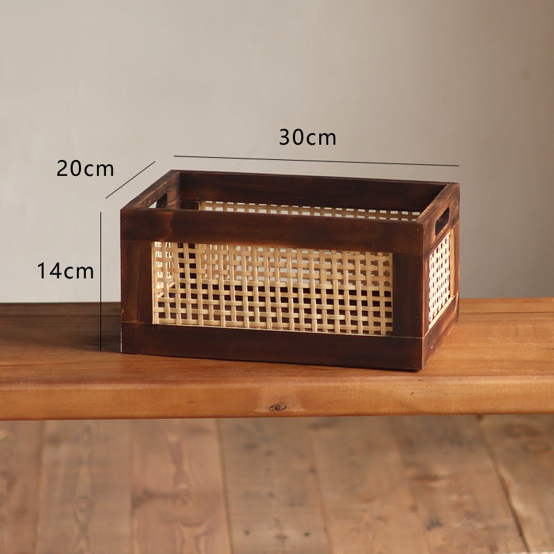 High-quality storage basket with braided design Kalsten