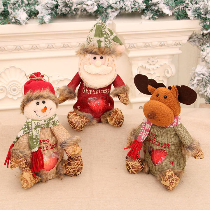 Plush Holiday Moose Figurine Kalsten