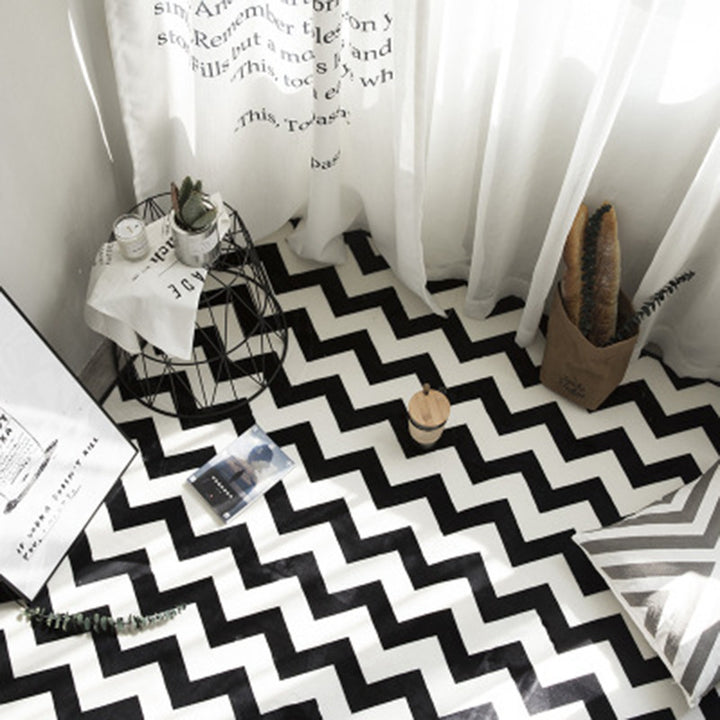 Geometric Pattern Area Rug  1787043766