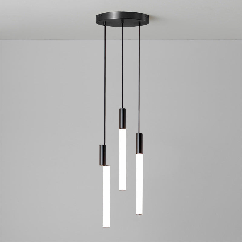 Modern Minimalist Pendant Light with Dual Tubes