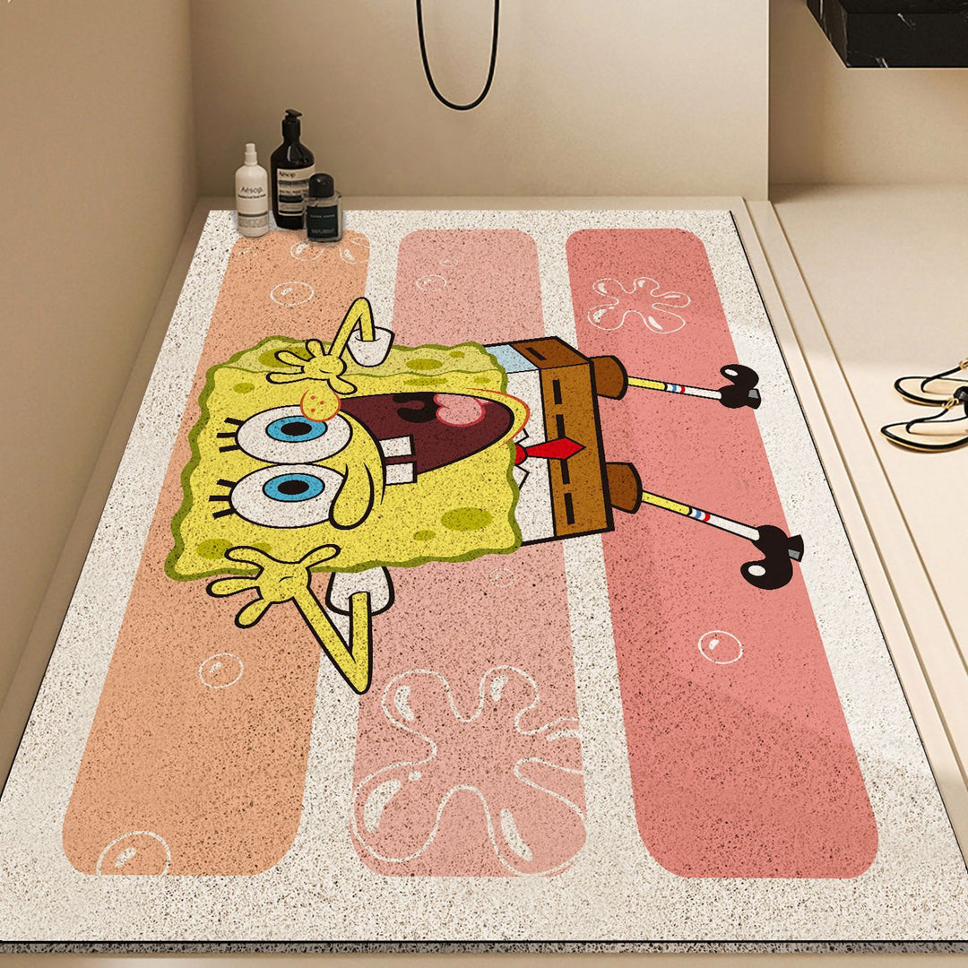 Cartoon-Themed Non-Slip Bath Mat