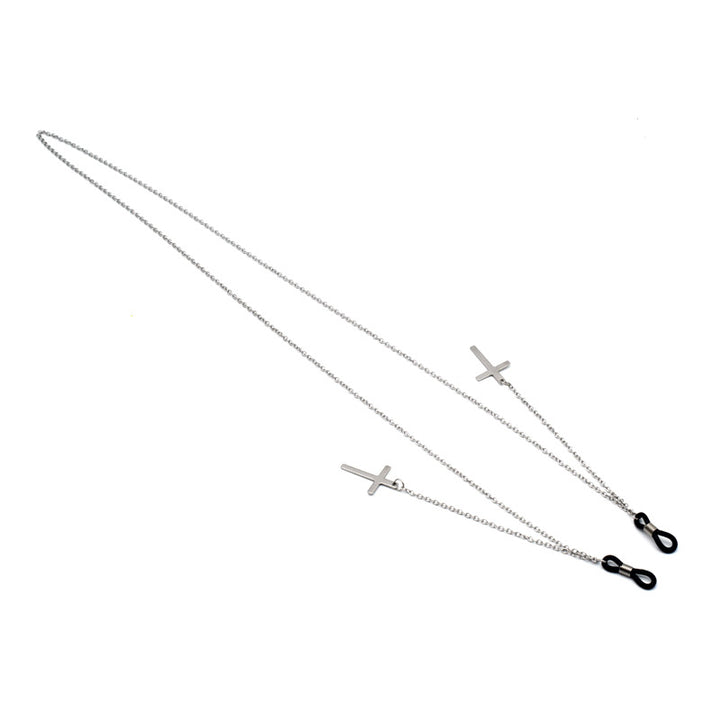 Trendy Metal Cross Eyewear Chain Kalsten