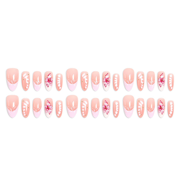 DIY Art Nail Set with Floral Accents Kalsten