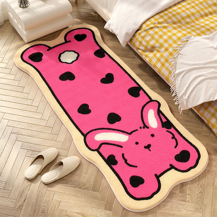 Cartoon Animal-shaped Plush Bath Mat