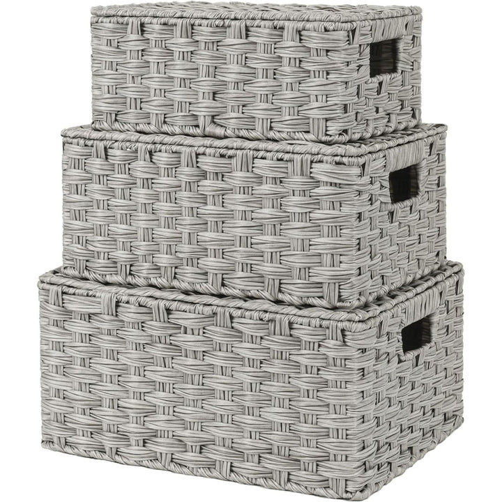 Handwoven Storage Baskets Set Kalsten