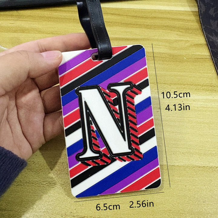 Playful Alphabet Luggage Tag Kalsten