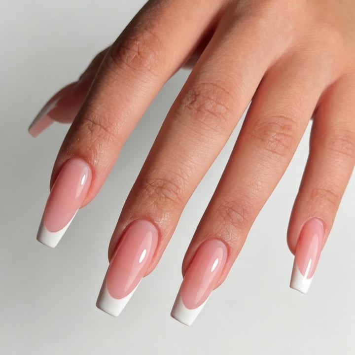 Elegant French Tip Nail Extensions