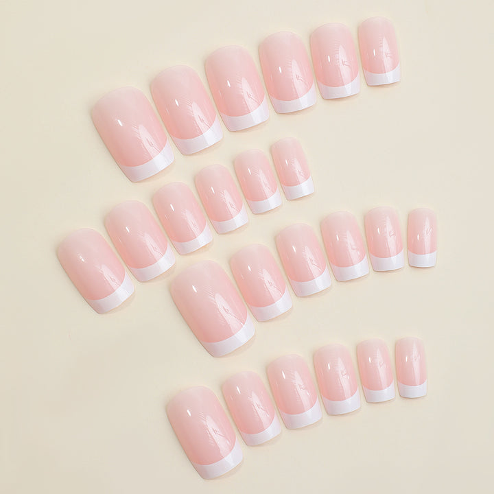 French Tip Press-On Nail Set Kalsten 1788495145