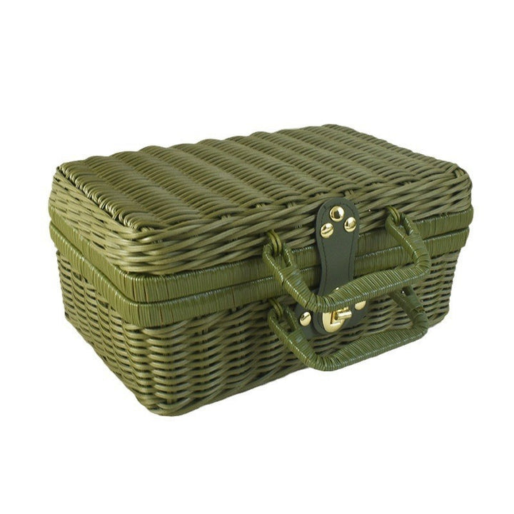Handcrafted Wicker Storage Case Kalsten