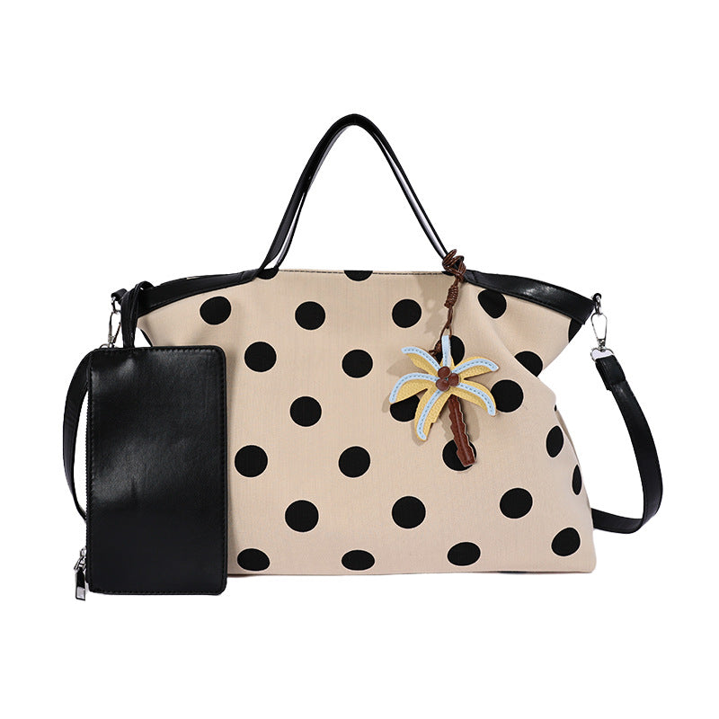 Polka Dot Multifunctional Tote Bag Kalsten