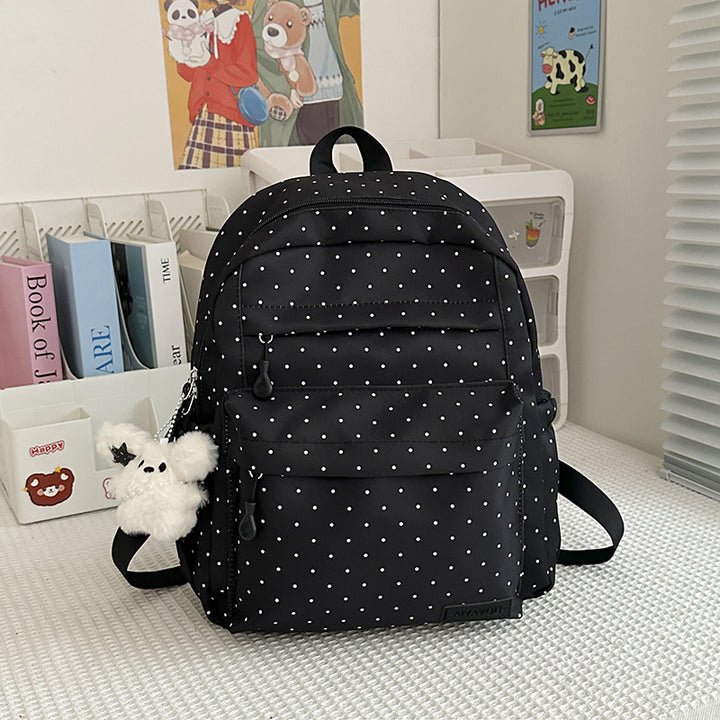 Fun Dotted Pattern Backpack