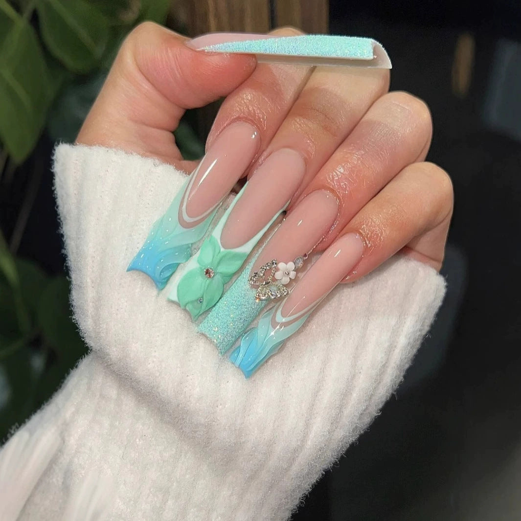 Luxury Embellished Press-On Nail Set Kalsten