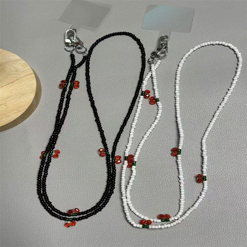 Beaded Eyewear Lanyard with Artistic Charms Kalsten