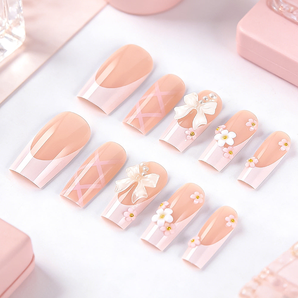 Decorative Floral Press-On Nails Kalsten