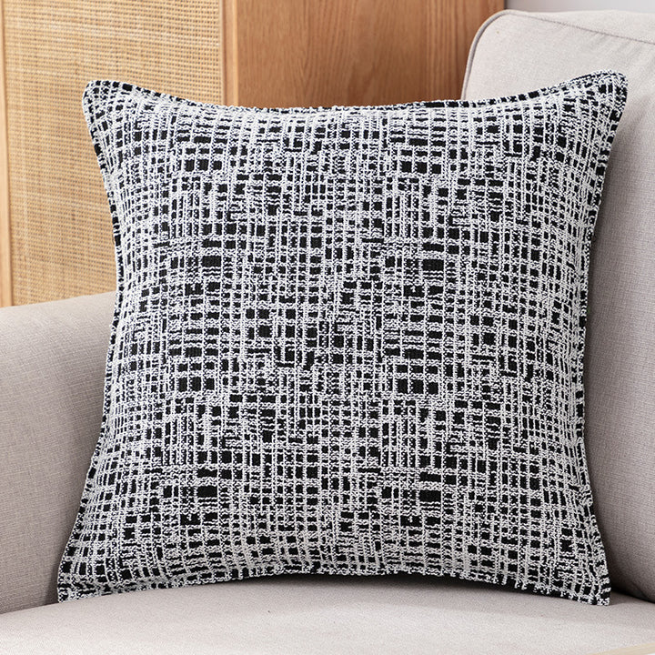 Padded Geometric Decorative Pillow