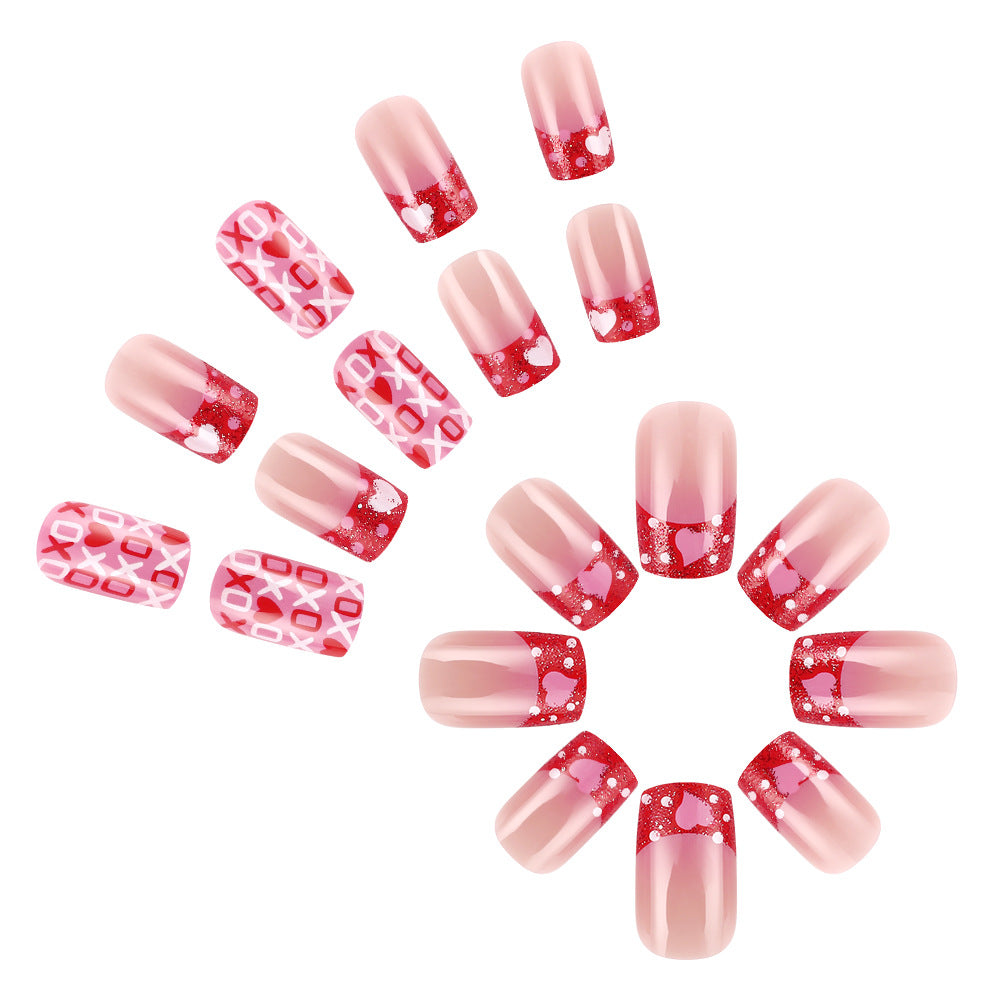 Romantic Themed Press-On Nail Set Kalsten