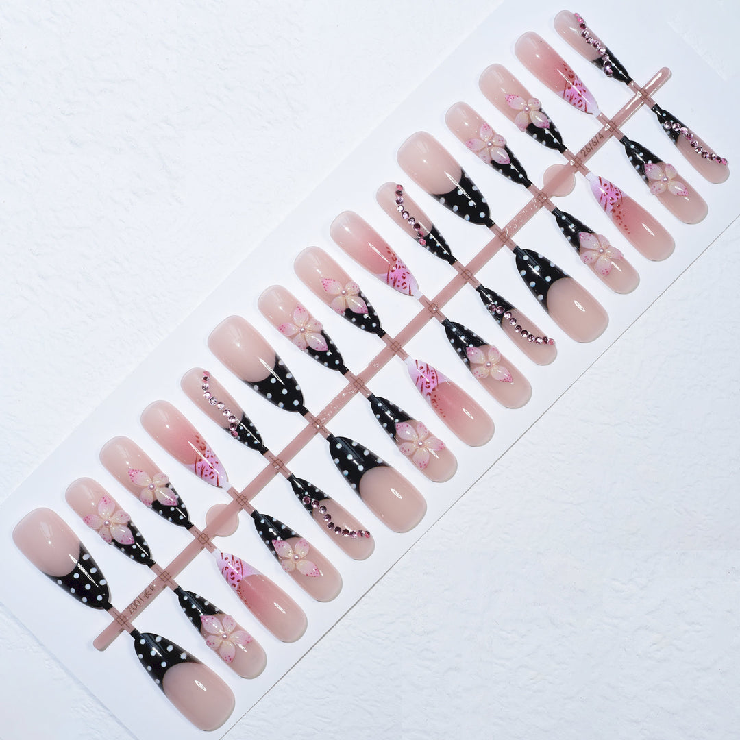 Premium Nail Stickers with Floral Patterns Kalsten
