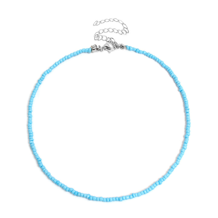 Colorful Beaded Choker Necklace Kalsten