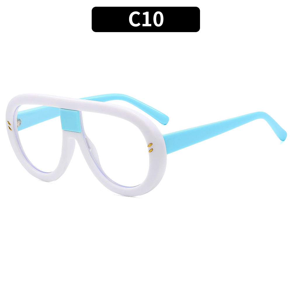 Futuristic Oversized Shield Sunglasses