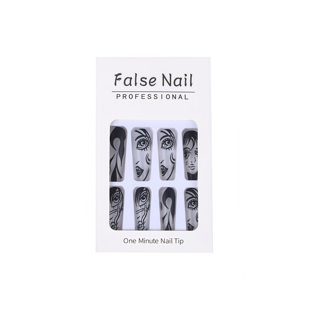 Art Nail Set with Artistic Portrait Designs Kalsten