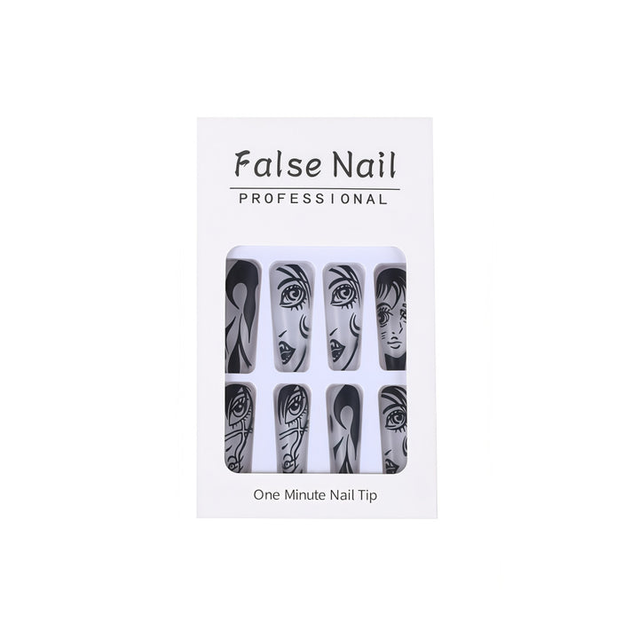 Art Nail Set with Artistic Portrait Designs Kalsten