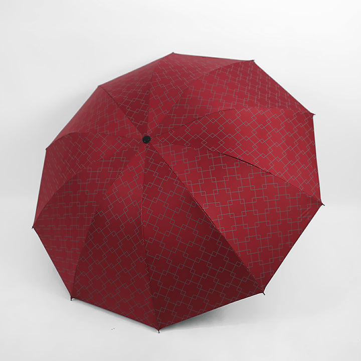 Women's Folding Umbrella with Modern Geometric Pattern Kalsten