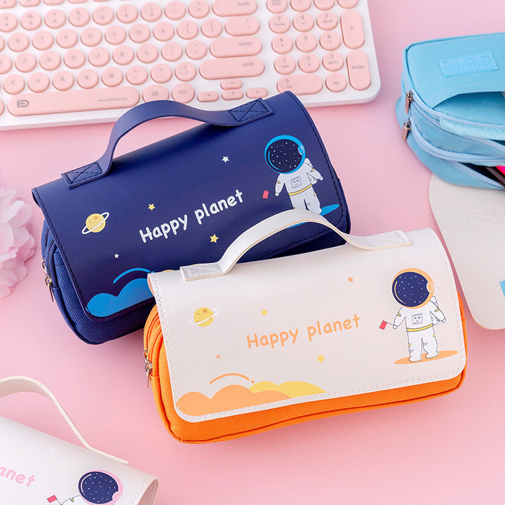 Stylish Astronaut-themed Pencil Case Kalsten
