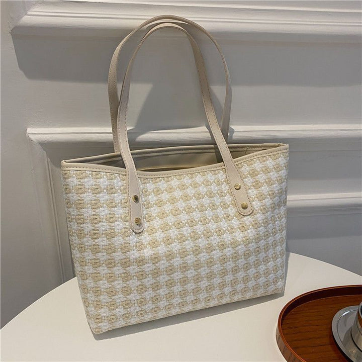 Decorative Woven Tote Bag Kalsten