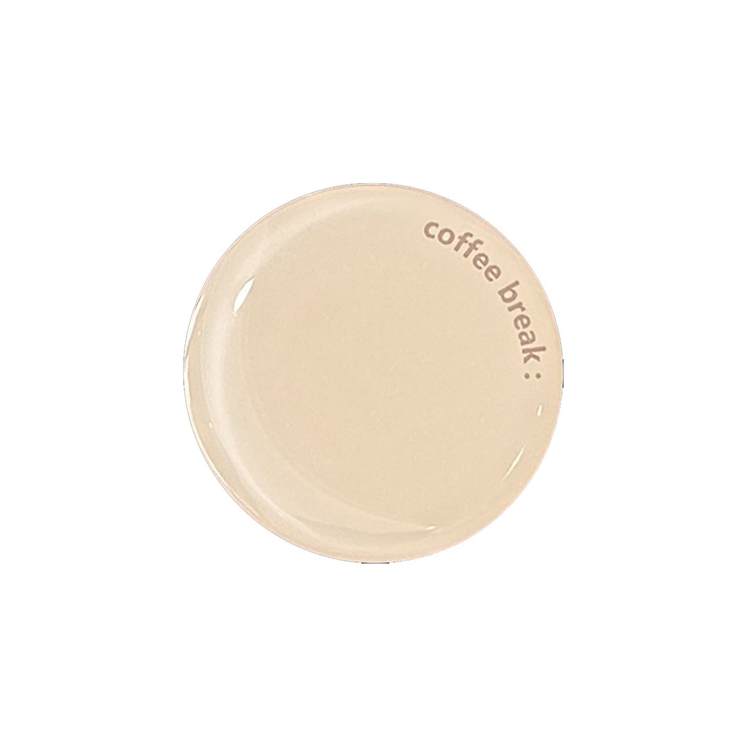 Decorative ceramic coaster with the inscription Kalsten