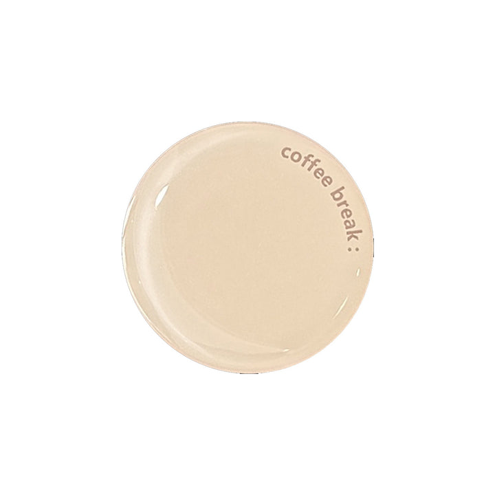 Decorative ceramic coaster with the inscription Kalsten