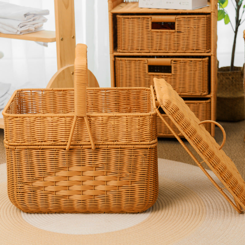 Round Woven Storage Basket Kalsten