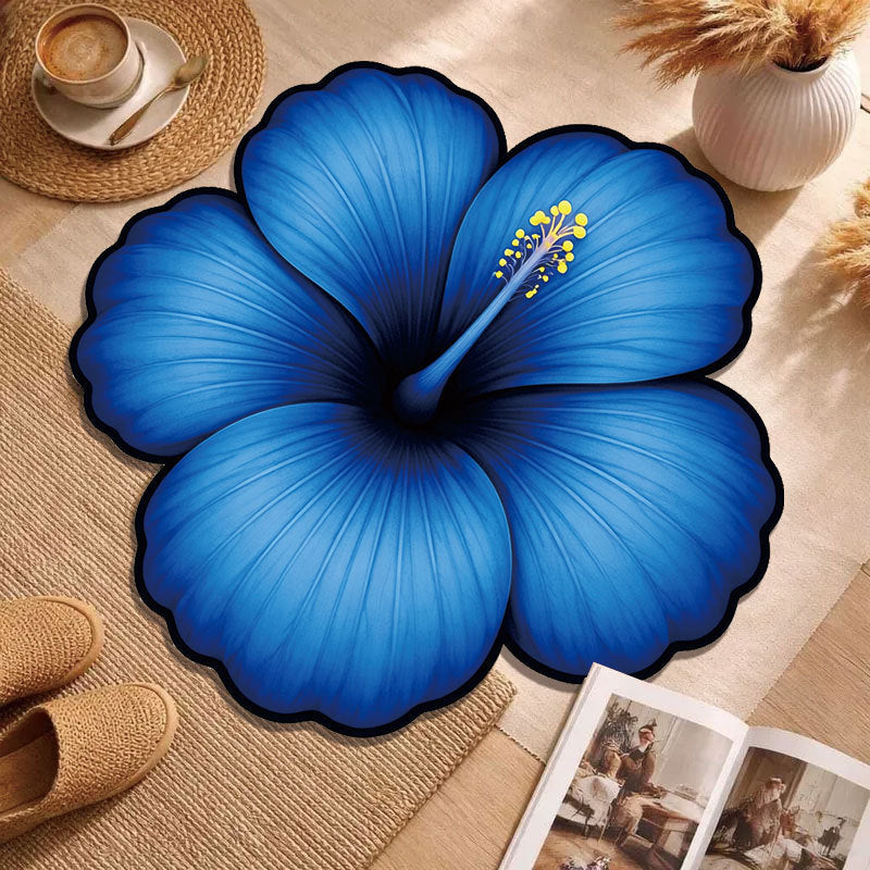 Decorative Floral Accent Rug