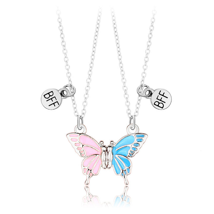 Butterfly Pendant Friendship Necklace Kalsten