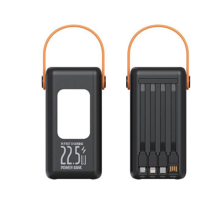 Portable power bank with fast charging function and integrated carrying handle Kalsten