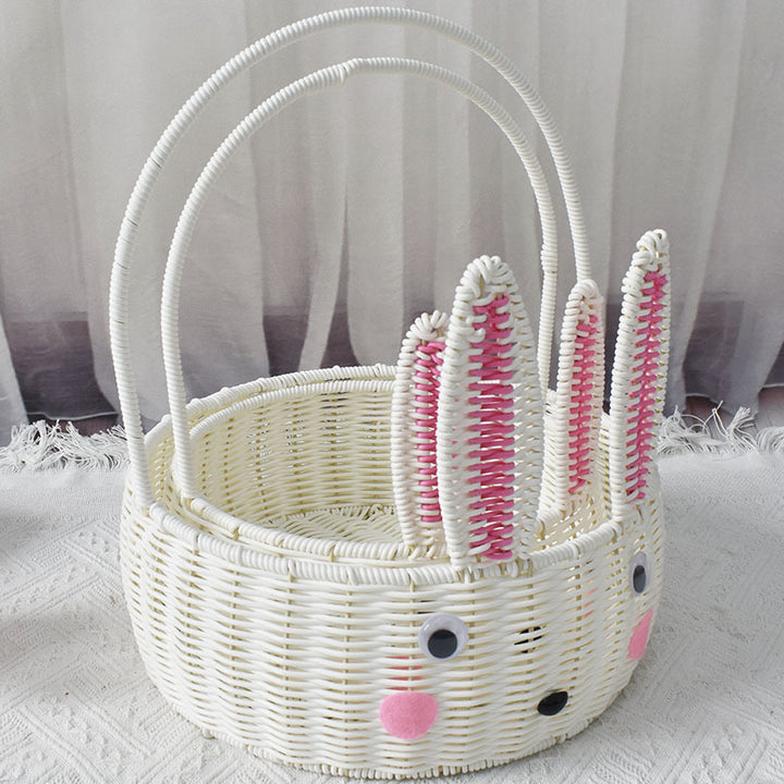Bunny-Shaped Decorative Storage Basket Kalsten