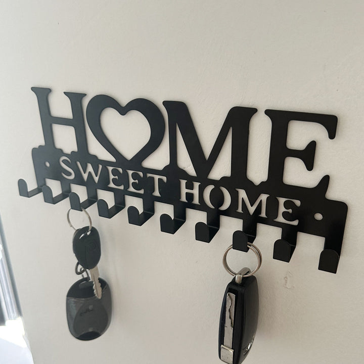 Wall coat rack with heart motif Kalsten
